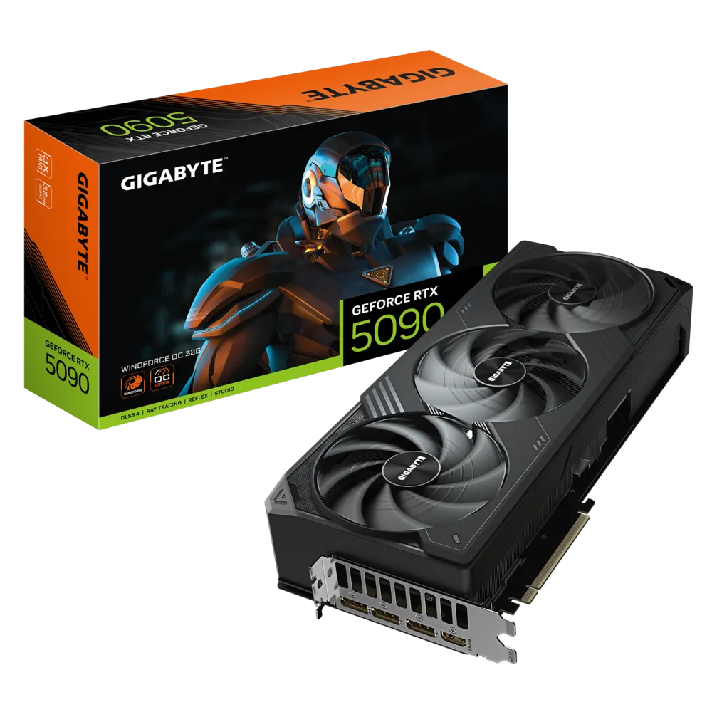 Tarjeta Grafica Gigabyte GeForce RTX 5090 WINDFORCE OC 32G